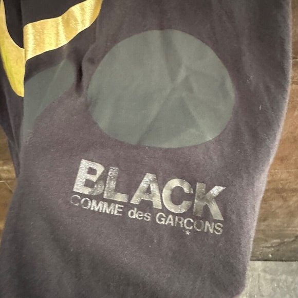 COMME DES GARÇONS X Nike Swoosh Print T-shirt size L - Picture 4 of 5